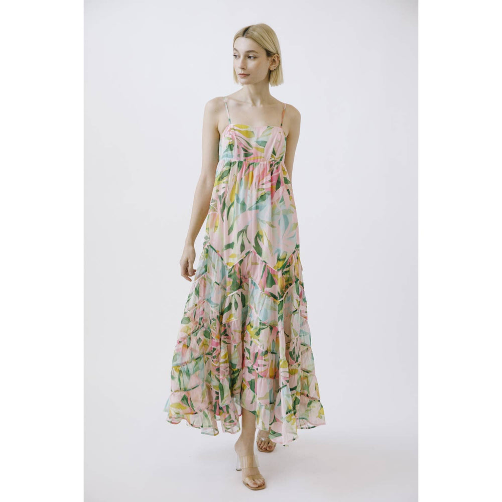 Chevron Garden Path Maxi Dress