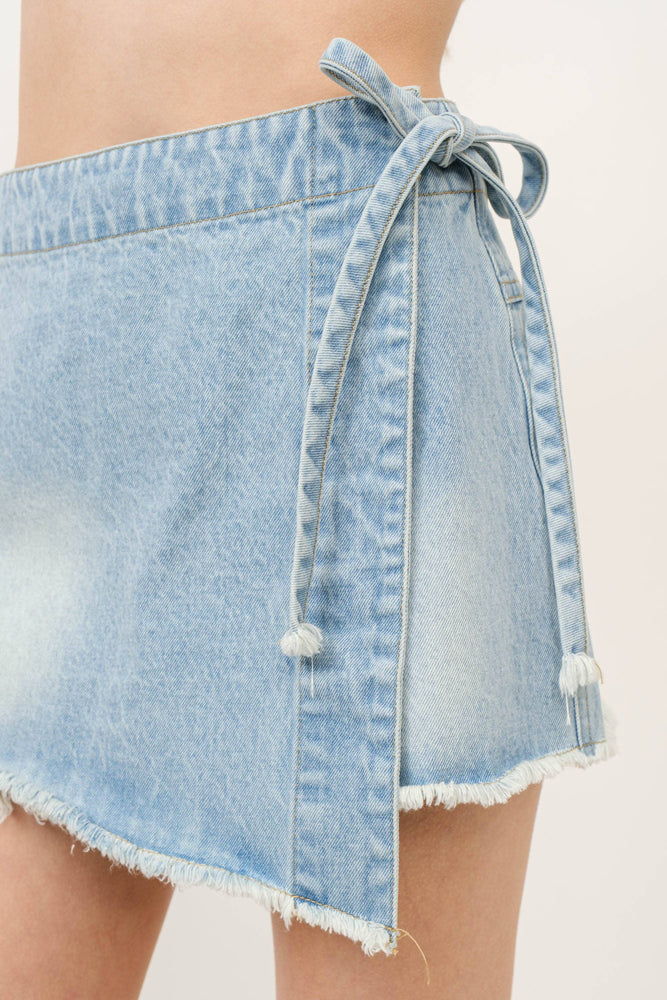 Sunny Days Denim Skort