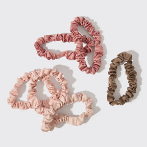 Ultra Petite Scrunchies 6 pc - Terracotta