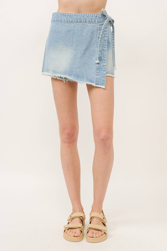 Sunny Days Denim Skort