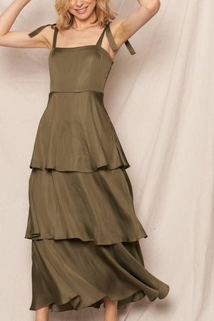 Champagne Taste Tiered Maxi Dress