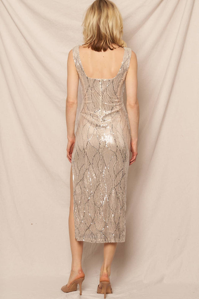 Sparkle and Celebrate Midi Dress