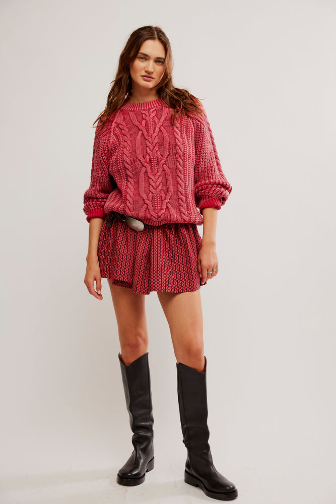 Frankie Cable Knit Sweater