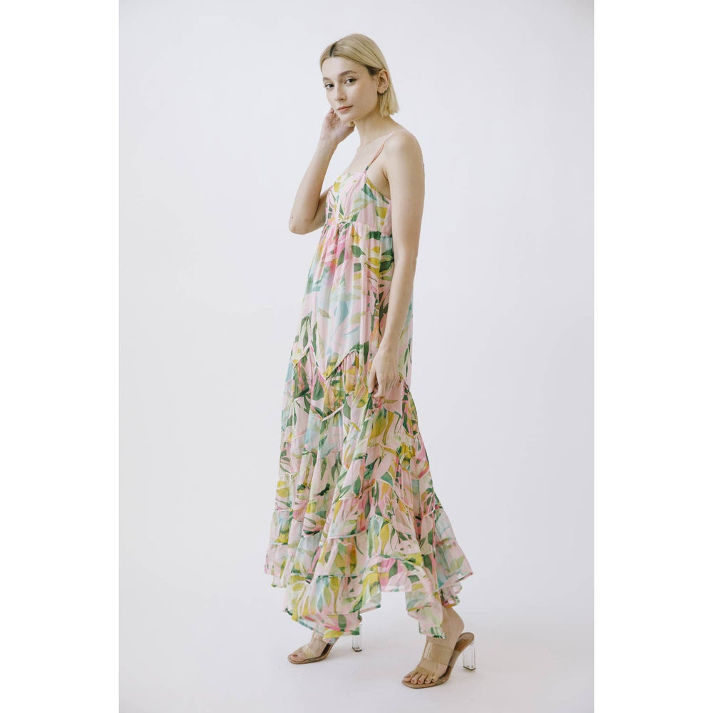 Chevron Garden Path Maxi Dress